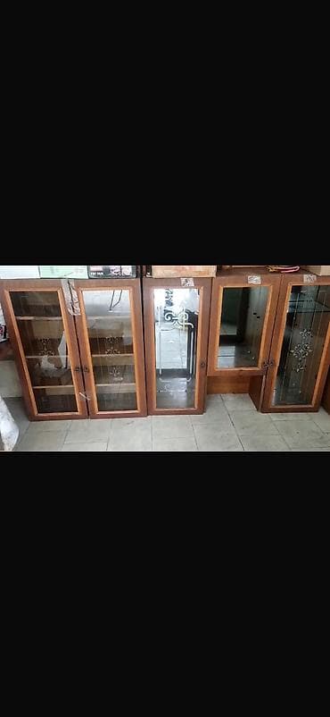 Шкафы: Стенка-шкаф, Тип стенки-шкафа: Модульная, Для зала, Особенности: Для хранения посуды — 4
