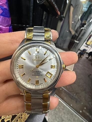 Личные вещи: Классические часы часы, Omega, Швейцария, Мужские, Б/у — 1