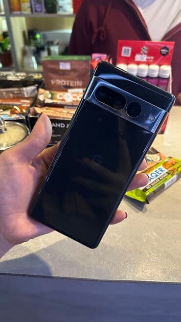 google: Google Pixel 7 Pro, Колдонулган, 128 ГБ, түсү - Кара, 2 SIM — 1