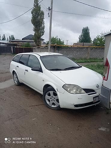 Nissan Primera: 2002 г., 1.8 л, Механика, Бензин, Универсал
