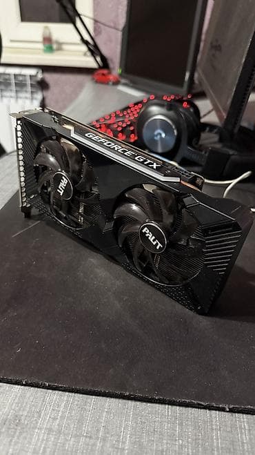 gtx 1660 super: Видеокарта для ПК, Б/у, Palit, GeForce GTX, 6 ГБ — 5