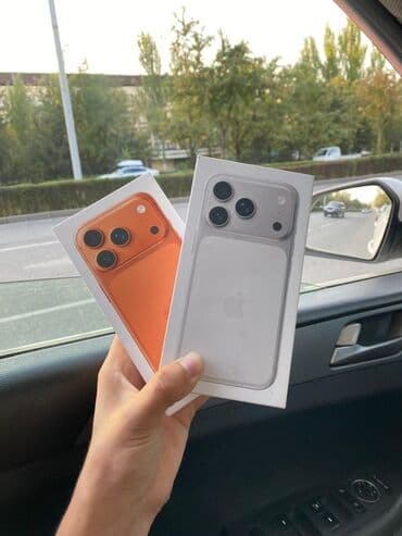 самсунг бишкек телефон: IPhone 17 Pro, Жаңы, 256 ГБ, Ак, Куту, 100 % — 1