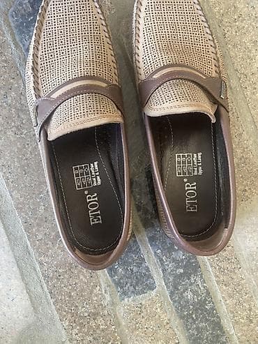 лининг зима обувь: Лоферы, 40, 41, Etor, Новый, цвет - Коричневый, Самовывоз — 4