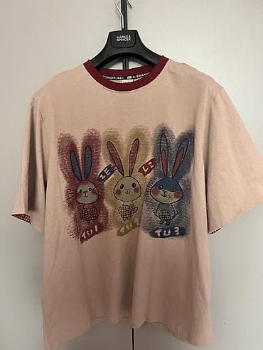 одежда корея: Футболка, Оверсайз, Корея, Новый, L — 3