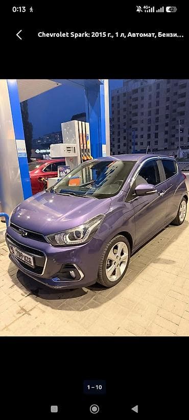 нисан гтер: Chevrolet Spark: 2015 г., 1 л, Автомат, Бензин, Хэтчбэк — 1