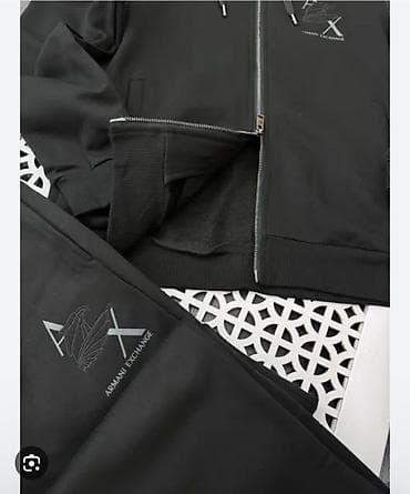 nike tech flecee: Мужской спортивный костюм, S, M, Armani, Новый, цвет - Черный, Самовывоз, Платная доставка — 2