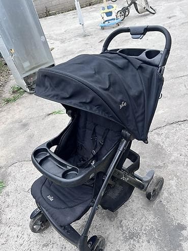 Коляски: Прогулочная коляска Joie (черная) - Удобное сиденье с регулируемыми — 1