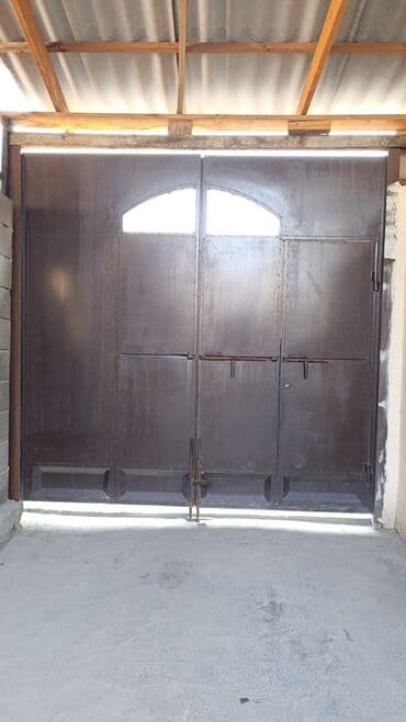 сварчный апарат: Металлические распашные ворота с калиткой - Материал: сталь, фасад с — 1