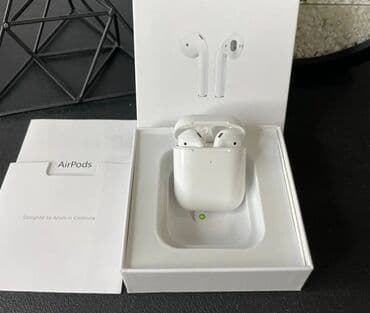правый наушник airpods: Вкладыши, Apple, Новый, Беспроводные (Bluetooth), Классические — 1