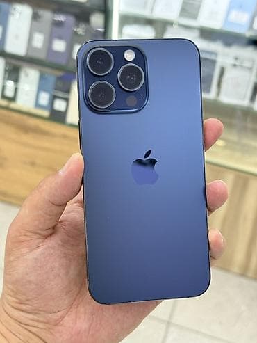 IPhone 15 Pro Max, Б/у, 512 ГБ, Blue Titanium, Защитное стекло, Чехол, 89 %