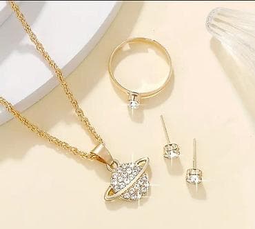 classic: Все по 490 сом Ювелирные наборы с камнями (бижутерия) Состав каждого — 6