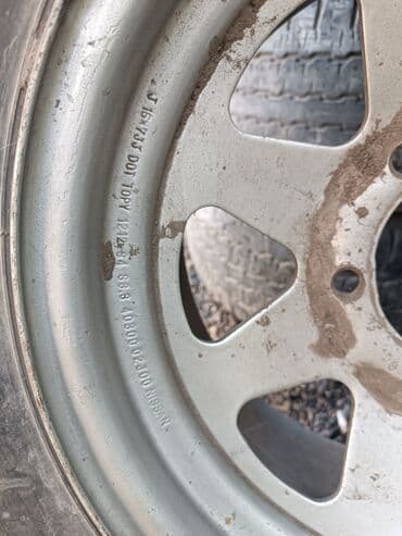 резина на бус: Куйма Дисктер R 15 Комплект, тешиктери - 6, Колдонулган — 2