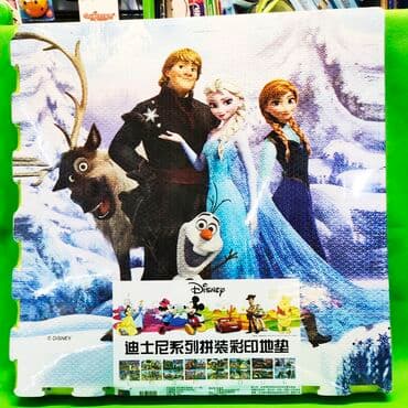 набор для настольного тенниса: Пазл напольный детский коврик в ассортименте🧩 Самые крупные детали — 6