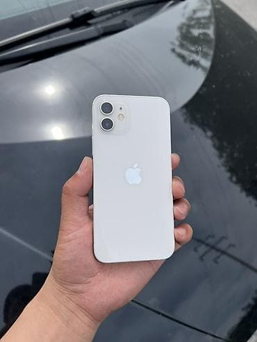 iphone бу телефон: IPhone 12, Б/у, 128 ГБ, Белый, Кабель, 74 % — 1