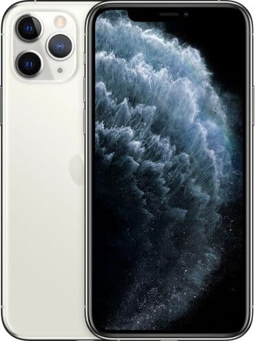 Автоунаа электроникасы: IPhone 11 Pro Max, Колдонулган, 256 ГБ, Ак, Коргоочу айнек, Каптама, 76 % — 2