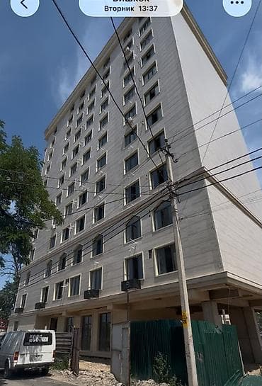 Недвижимость: 1 комната, 45 м², Ошский рынок / базар Элитка, 11 этаж, ПСО (под самоотделку) — 1