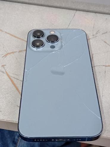 iphone 23 pro: IPhone 13 Pro, Б/у, 256 ГБ, Pacific Blue, Чехол, 76 % — 2