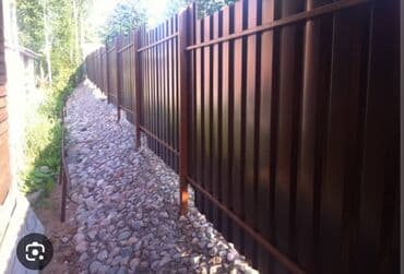 профнастил для забора: Заборы и ограждения, Гарантия, Бесплатный выезд — 1