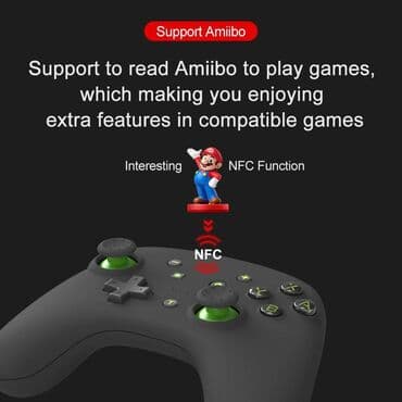 купить руль для пк с коробкой передач и сцеплением бу: Игровой контроллер PXN 9607X, беспроводной Bluetooth для Nintendo — 5