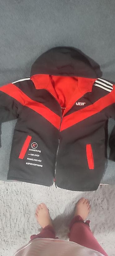 Детская куртка-анорак с капюшоном, демисезонная, на молнии