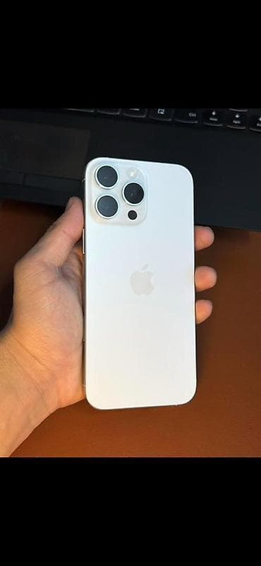 ТВ жана Видео: IPhone 16 Pro, 256 ГБ, White Titanium — 4
