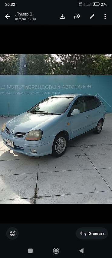 мал ташыйбыз: Nissan Almera Tino: 2000 г., 2 л, Вариатор, Бензин, Хэтчбэк — 4