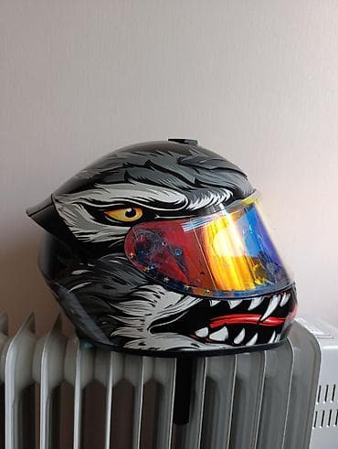 Интегральный мотоциклетный шлем GIKE, размер M. Основные