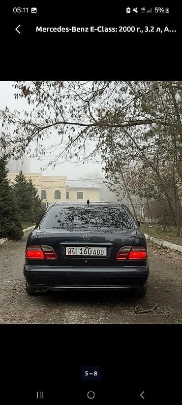 Продажа авто: Mercedes-Benz E-Class: 2000 г., 3.2 л, Автомат, Бензин, Седан — 3