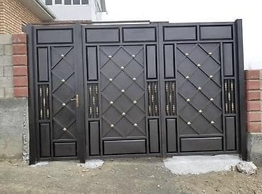 Распашные ворота: Стальные, Автоматические, Длина: 4 м, Другой бренд, Для частного дома, С калиткой, Оптом, Новый, Бесплатная установка — 3