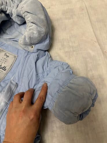 Игрушки: Конверт Нежно голубого цвета Теплый Ростовка 68 см На весну идеально — 5