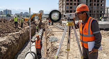 В город Каракол требуются геодезисты, для отметок канализационной