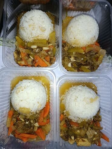 в асанбае: Обед доставка кылабыз 4,5 порциядан — 4