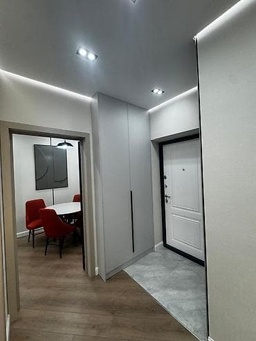 56: 2 комнаты, 56 м², Асанбай мкр Элитка, 5 этаж, Евроремонт — 5