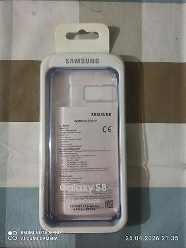 iphone red: Оригинальный чехол Samsung Clear Cover для Galaxy S8 - Модель: Clear — 1