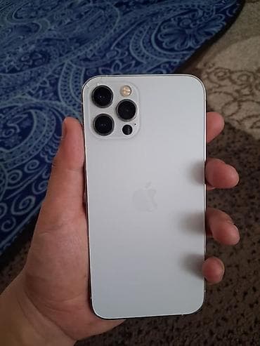 IPhone 12 Pro, Б/у, 128 ГБ, Белый, Чехол, 85 %