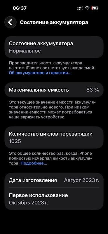 apple max: IPhone 15 Pro, Б/у, 256 ГБ, Black Titanium, Защитное стекло, Чехол, 83 % — 2