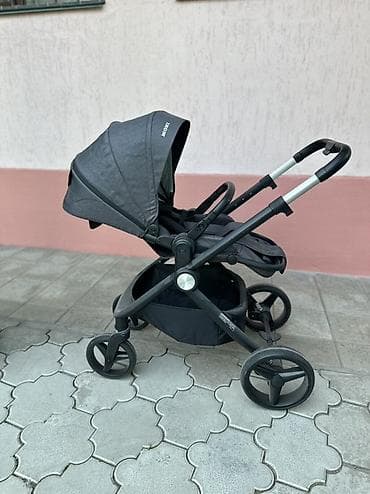 Коляска, Другой бренд, цвет - Черный, Б/у, Самовывоз