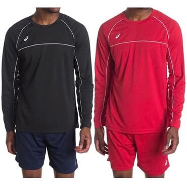 шорты белые: ASICS. Джерси с длинными рукавами Conform. Контрастная строчка на этом — 1