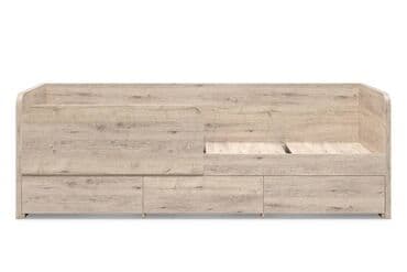 кровать с ящиками односпальная: Кровать односпальная Вирджиния, Дуб Бонифаций, Май Стар (Беларусь) — 4