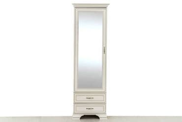 металлические шкафы для одежды: Шкаф пенал 1Д (Tiffany 1Z2S), коллекции Тиффани, Вудлайн Кремовый — 3