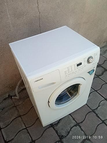 iphone d: Стиральная машина автомат, Б/у, Samsung, До 6 кг, Фронтальная, Кредит — 2