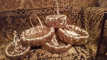 свадебное украшения: ▪Свадебные карзины на прокат♡
▪Приданое невесты — 7