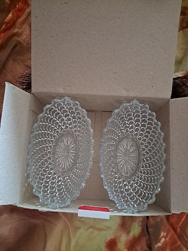 Набор стеклянных салатников Atlas Royal Boloorin Kashkool -