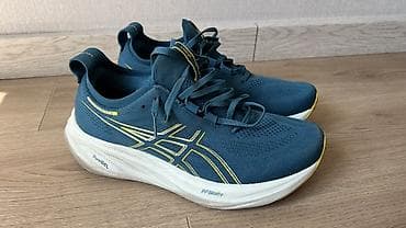 синяя: Мужские кроссовки, 42.5, 43, Asics, Б/у, цвет - Синий, Самовывоз, Платная доставка — 5