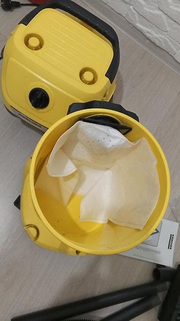 Пылесос, Karcher, Строительный, Сухая, Смешанная, Влажная, Контейнер, Мешок, Циклонный фильтр