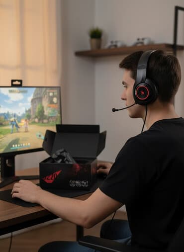 сколько стоят наушники p9: Полноразмерные, Bloody, Новый, Проводные, Геймерские — 2