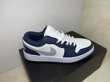 Мужские кроссовки, 40, Air Jordan, Новый, цвет - Синий, Платная доставка