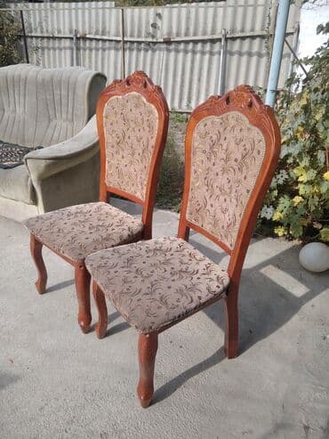 кресло классическое: Стул для кухни, Дерево, цвет - Коричневый — 1