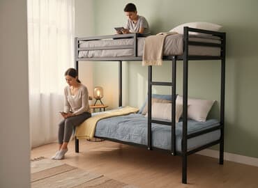 кровать двухъярусная металлическая цена: Двухъярусная кровать есть в наличии. цвет черный матовый принимаем — 1