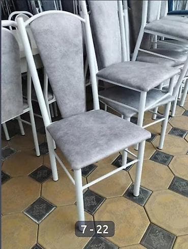 стол и стулья для столовой: Кухонный стол и стул, цвет - Белый — 3